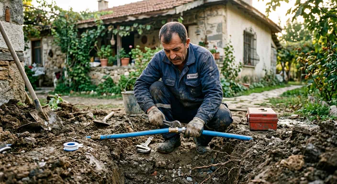 Pera Su Tesisat bahçe su hattı
