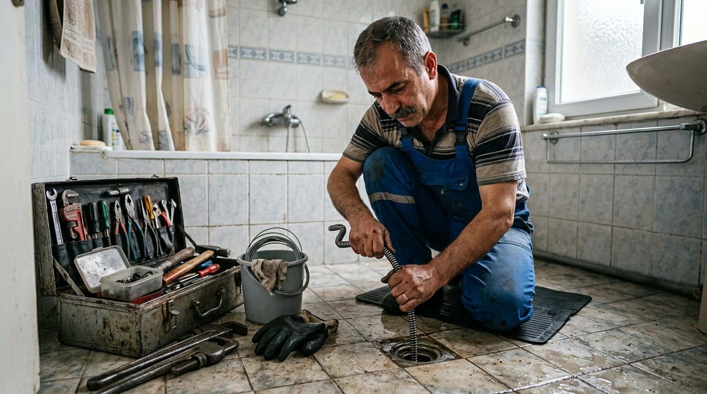 Pera Su Tesisat banyo gideri tıkanıklık açma hizmeti