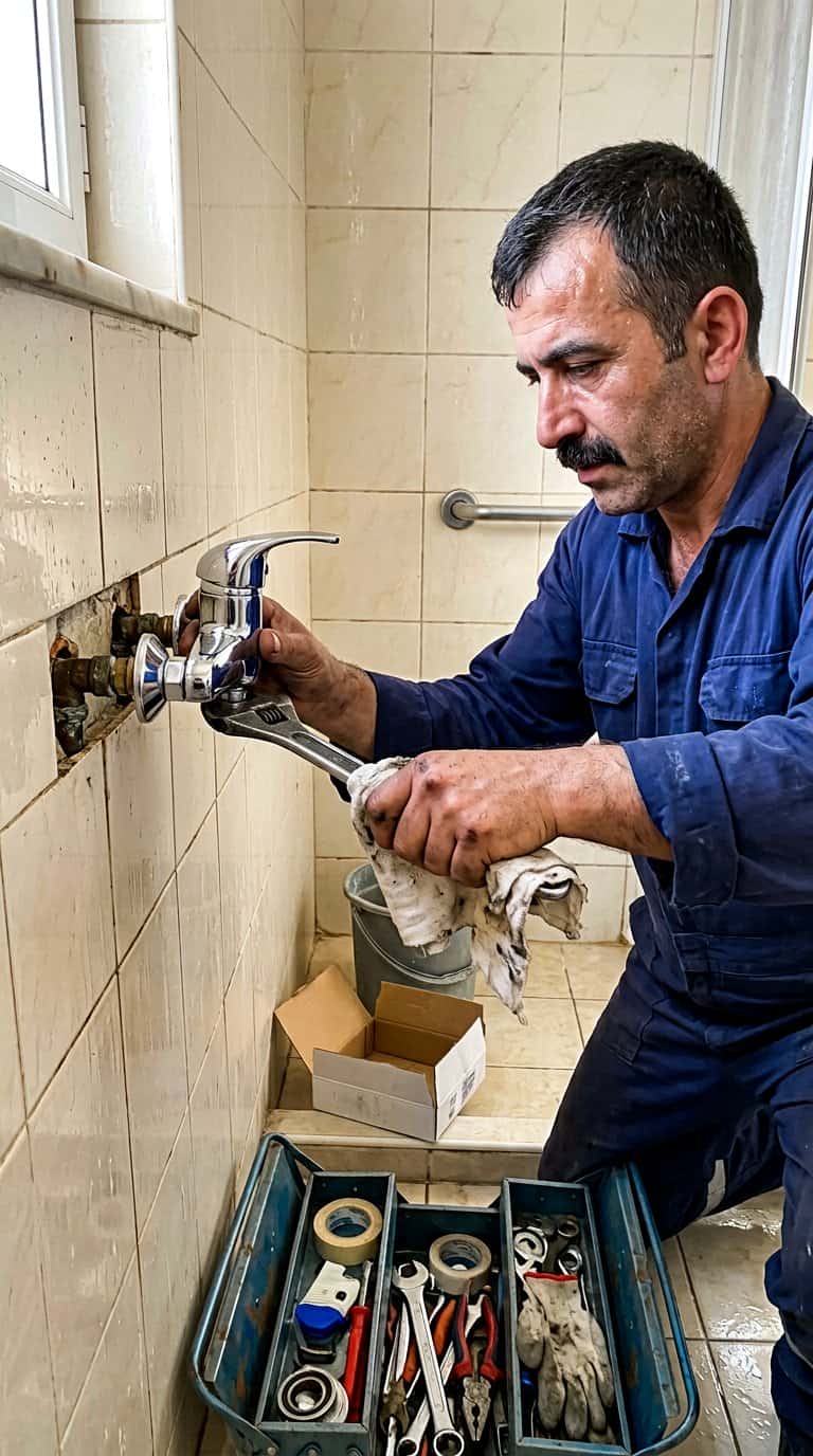 Pera Su Tesisat duş bataryası montajı